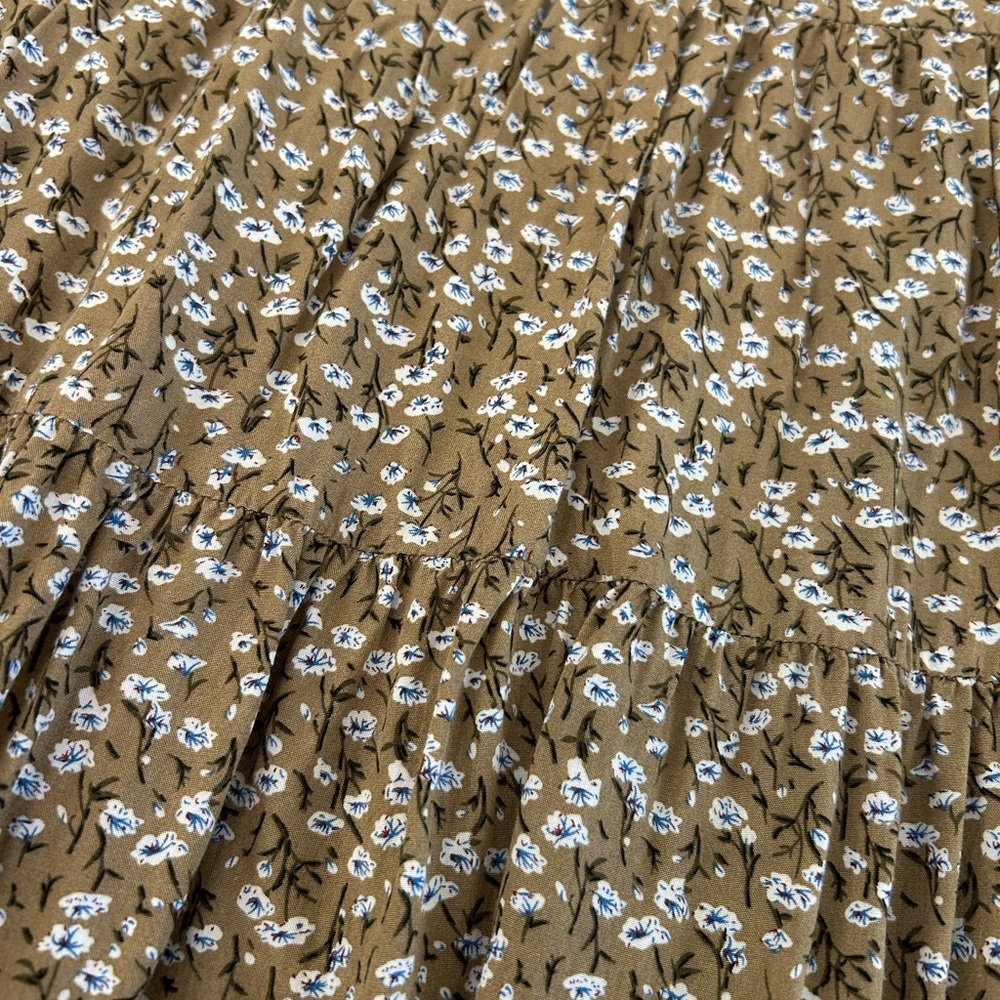 Natural Life Charlotte Boho Tiered Floral Dress size M - Picture 4 of 8